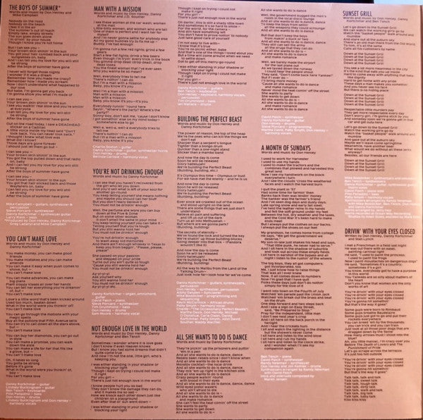 Don Henley - Building The Perfect Beast - 2024