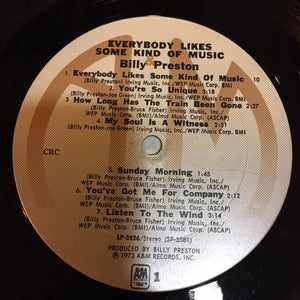 Billy Preston - Everybody Likes Some Kind Of Music -