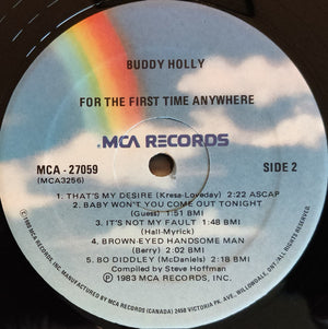 Buddy Holly - For The First Time Anywhere - 1983