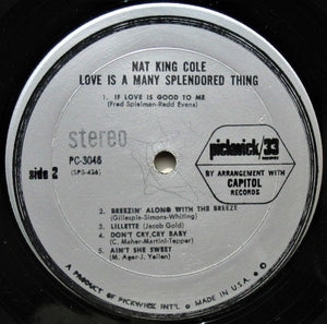 Nat King Cole - Love Is A Many Splendored Thing - 1966