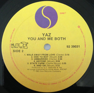 Yazoo - You And Me Both -