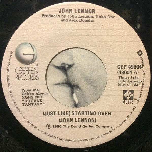 John Lennon - (Just Like) Starting Over