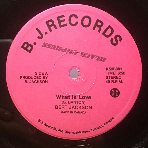 Bert Jackson - What Is Love