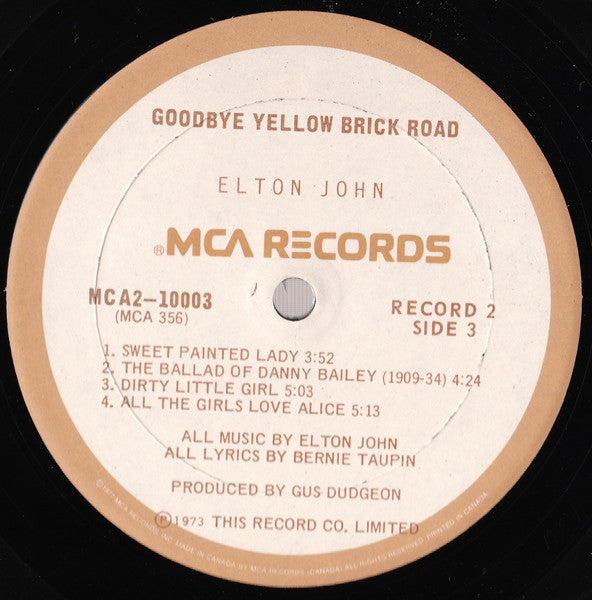 Elton John - Goodbye Yellow Brick Road - 1977