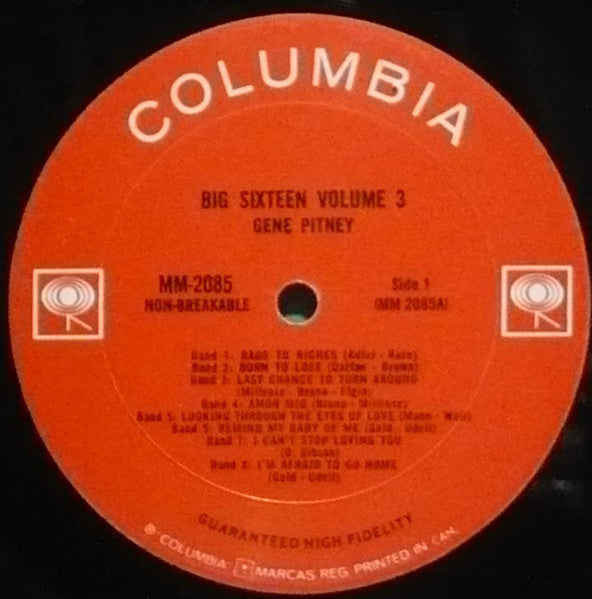 Gene Pitney - Big Sixteen Vol. 3 - 1966