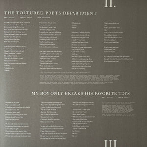 Taylor Swift - The Tortured Poets Department Vinyl Record