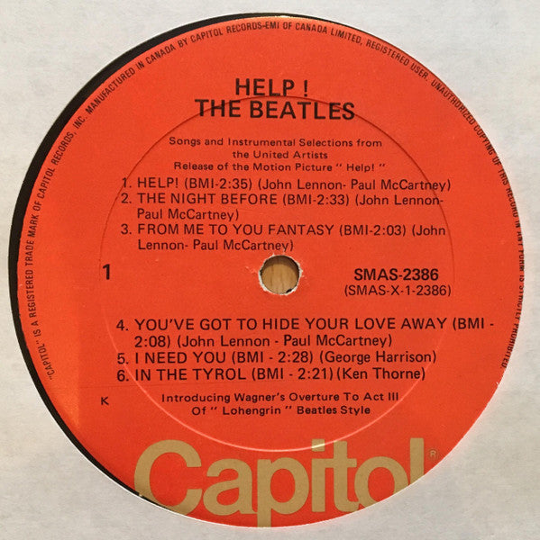 The Beatles - Help! (Original Motion Picture Soundtrack)