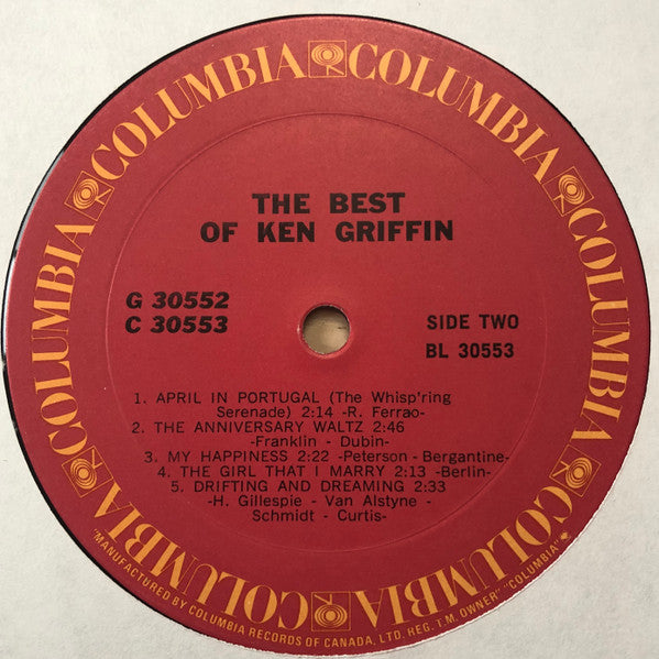 Ken Griffin - The Best Of Ken Griffin -