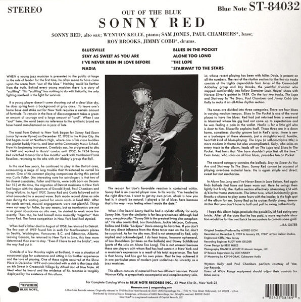 Sonny Red - Out Of The Blue - 2022