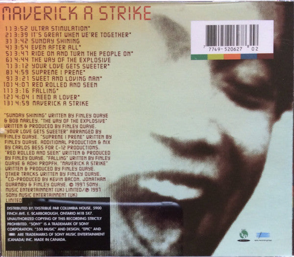 Finley Quaye - Maverick A Strike (CD) - 1997