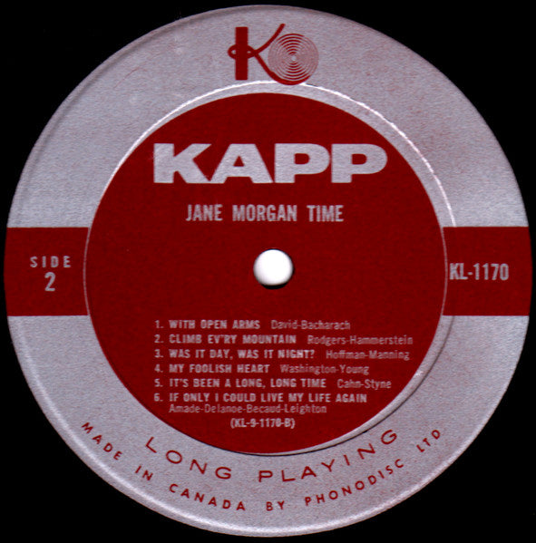Jane Morgan - Jane Morgan Time - 1960
