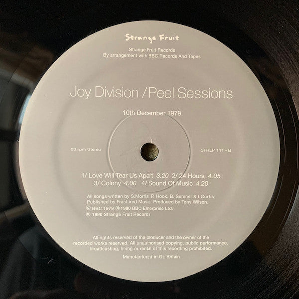 Joy Division - Peel Sessions - 2010