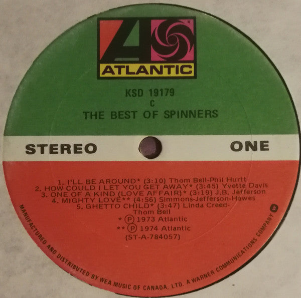 Spinners - The Best Of Spinners - 1978
