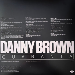Danny Brown - Quaranta Vinyl Record