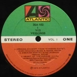 Yes - Yessongs -