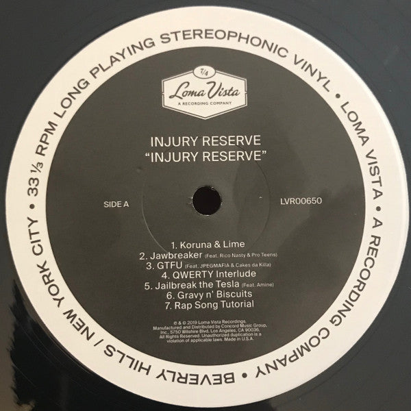 Injury Reserve - Injury Reserve Vinyl Record