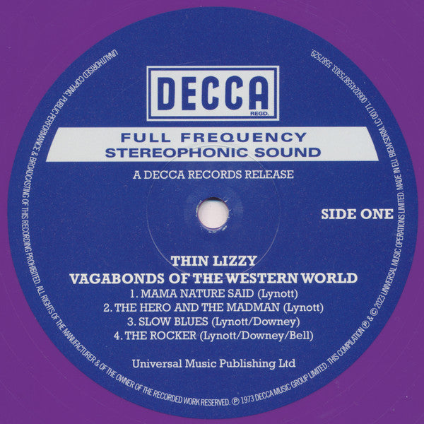 Thin Lizzy - Vagabonds Of The Western World Vinyl Record