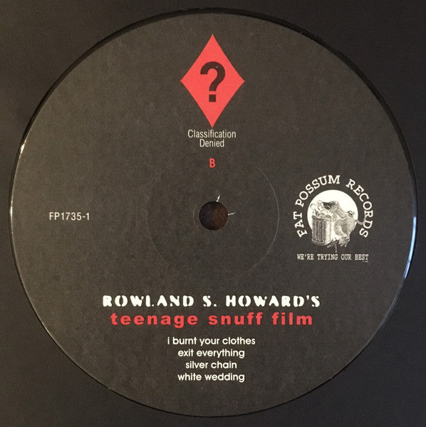 Rowland S. Howard - Teenage Snuff Film