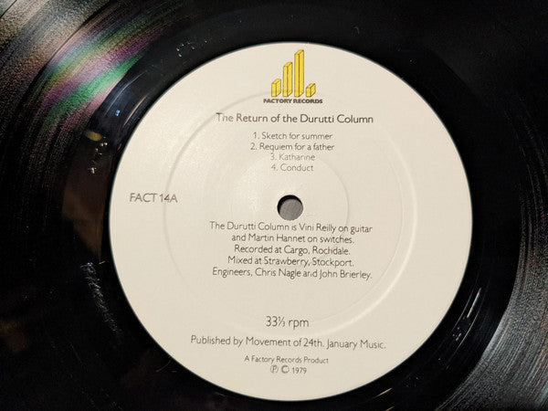 The Durutti Column - The Return Of The Durutti Column