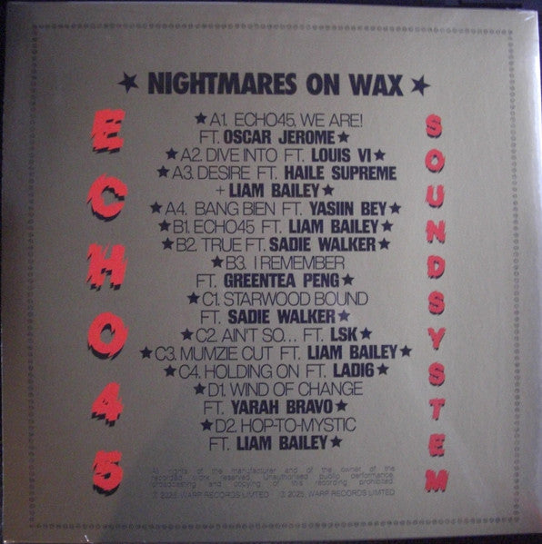 Nightmares On Wax - Echo 45 Soundsystem - 2025
