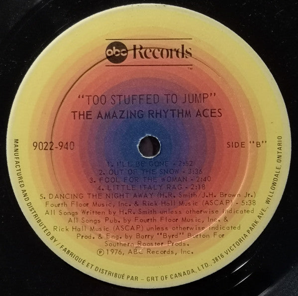 The Amazing Rhythm Aces - Too Stuffed To Jump