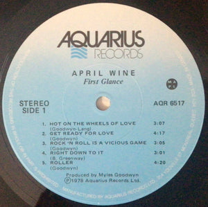 April Wine - First Glance