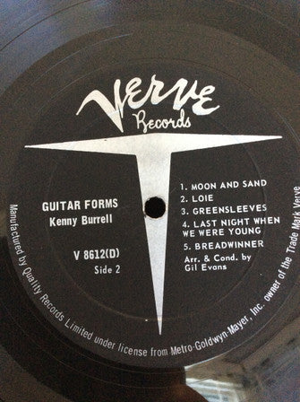 Kenny Burrell - Guitar Forms Vinyl Record