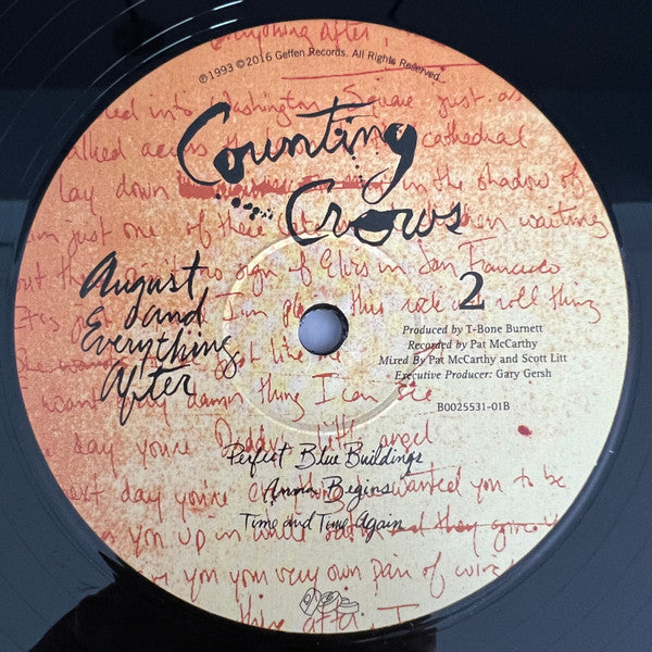 Counting Crows - August And Everything After - 2016
