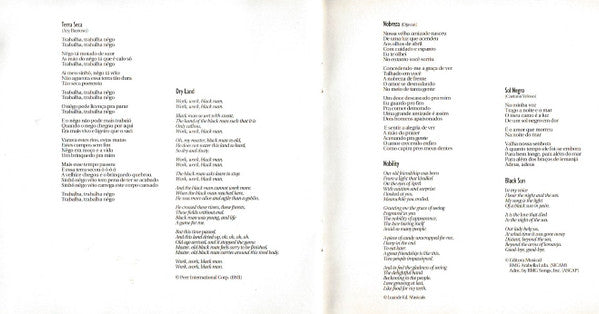 Virginia Rodrigues - Sol Negro (CD) - 1997