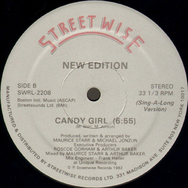 New Edition - Candy Girl Vinyl Record