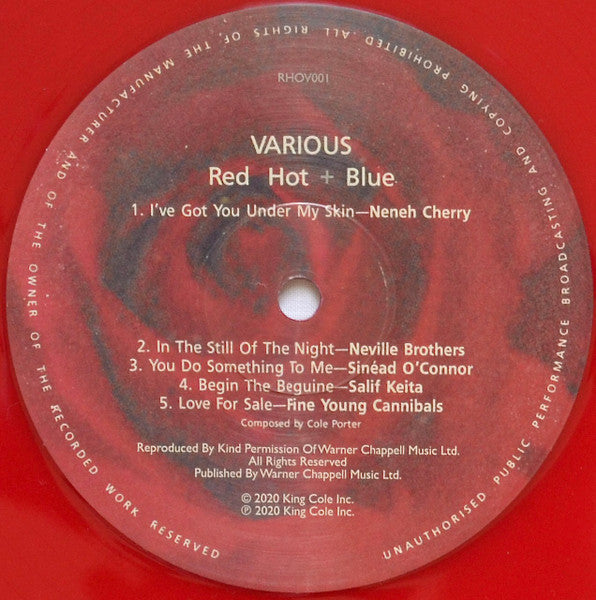 Various - Red  Hot + Blue (A Tribute To Cole Porter To Benefit AIDS Research And Relief) Vinyl Record