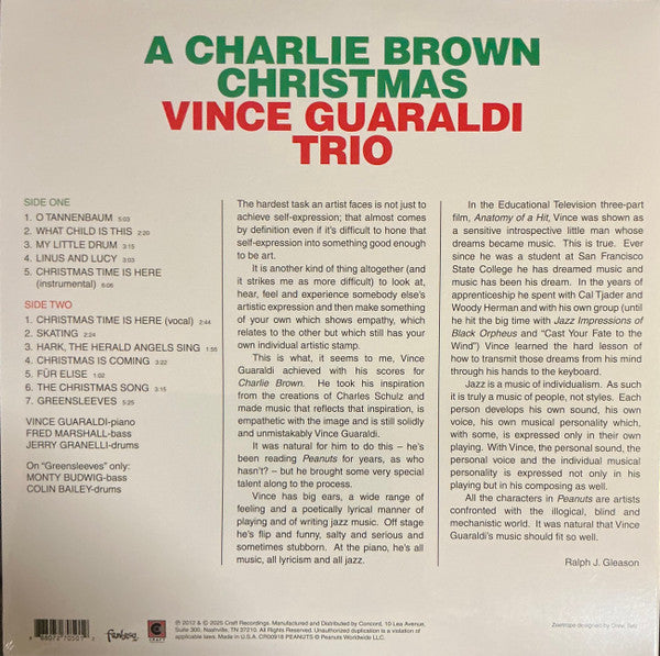 Vince Guaraldi Trio - A Charlie Brown Christmas - 2025