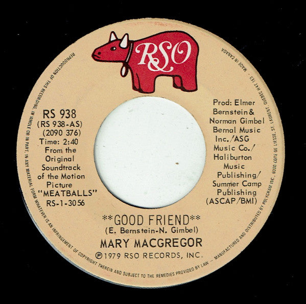 Mary MacGregor - Good Friend - 1979