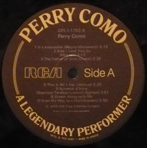 Perry Como - A Legendary Performer - 1976