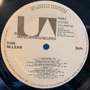 Don McLean - Solo - 1976