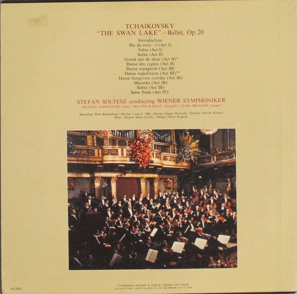 Pyotr Ilyich Tchaikovsky, Stefan Soltesz, Wiener Symphoniker - The Swan Lake Op. 20 - 1981