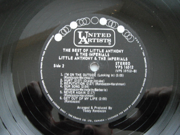 Little Anthony & The Imperials - The Best Of Little Anthony & The Imperials -