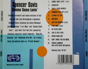 Spencer Davis Group, The - Gimme Some Lovin' (CD) - 1996