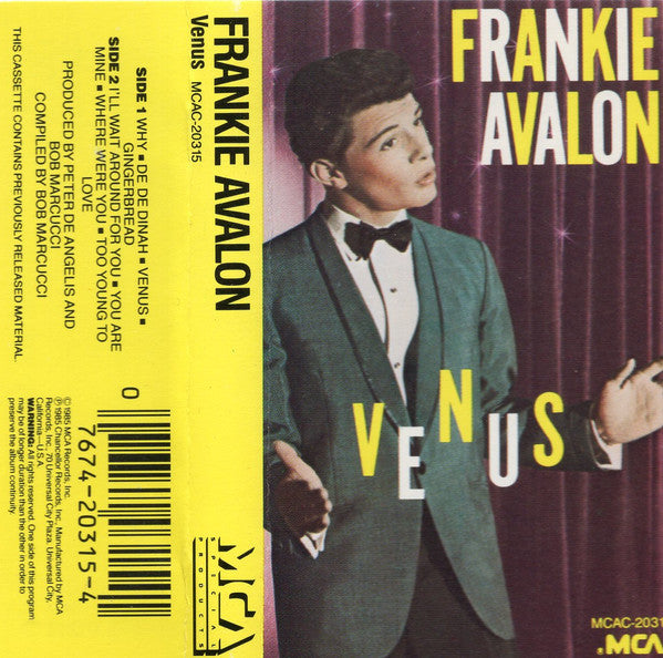 Frankie Avalon - Venus Vinyl Record