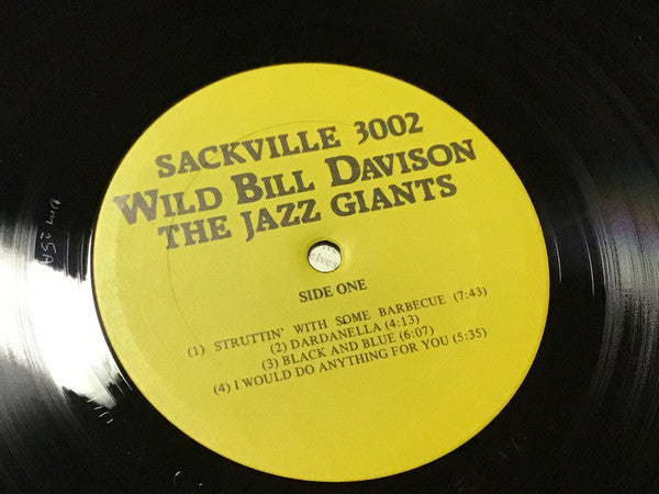 Jazz Giants (6), The Featuring Wild Bill Davison, Buzzy Drootin, Herb Hall, Claude Hopkins, Benny Morton, Arvell Shaw - The Jazz Giants -