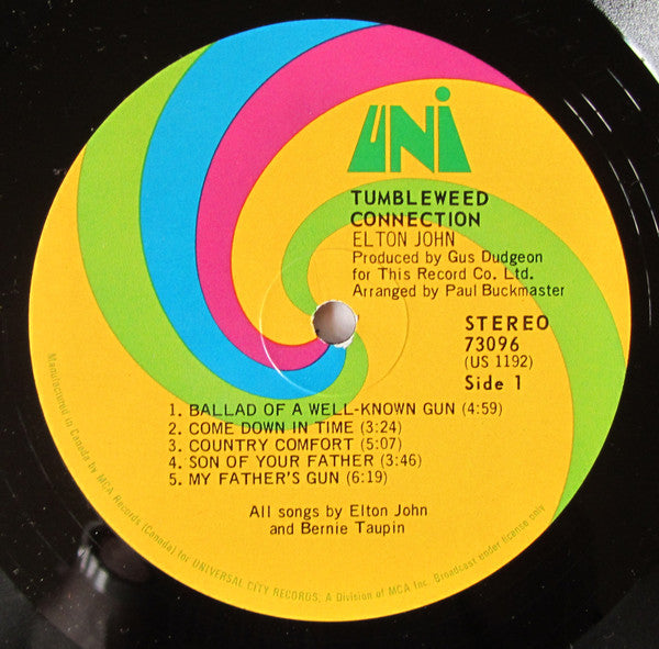 Elton John - Tumbleweed Connection - 1970