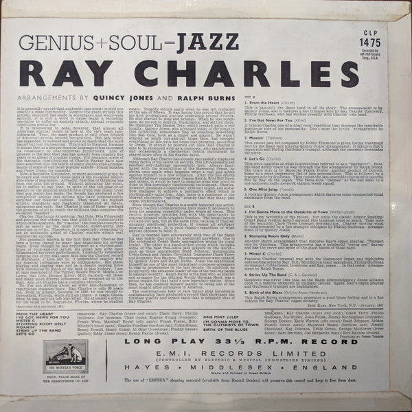 Ray Charles - Genius + Soul = Jazz