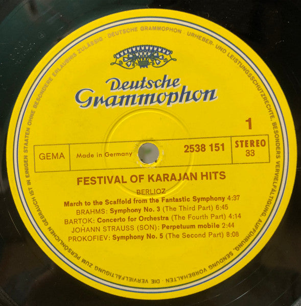 Herbert von Karajan - Karajan Festival of Hits -