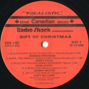 Various - A Gift Of Christmas - 1983