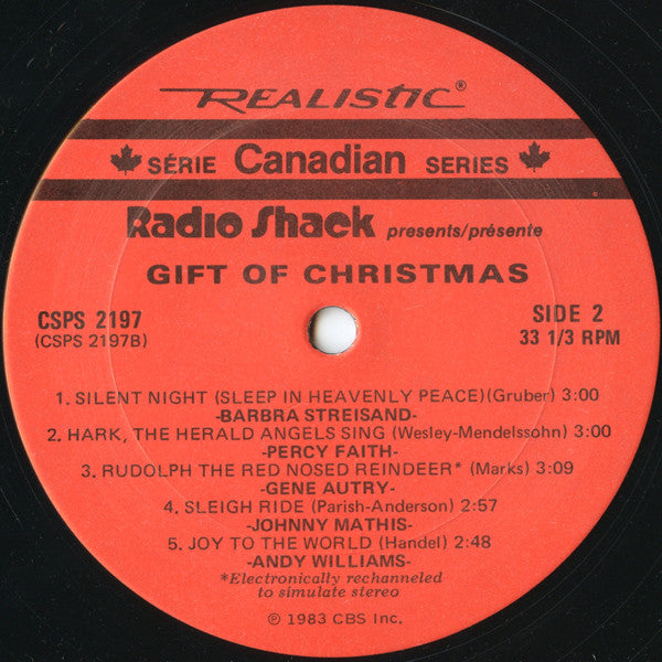 Various - A Gift Of Christmas - 1983