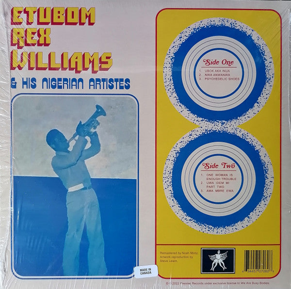 Etubom Rex Williams & His Nigerian Artistes - Ubok Aka Inua Vinyl Record