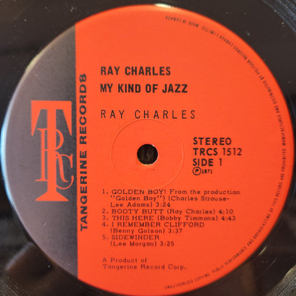 Ray Charles - My Kind Of Jazz - 1970
