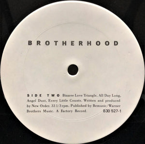 New Order - Brotherhood - 1986