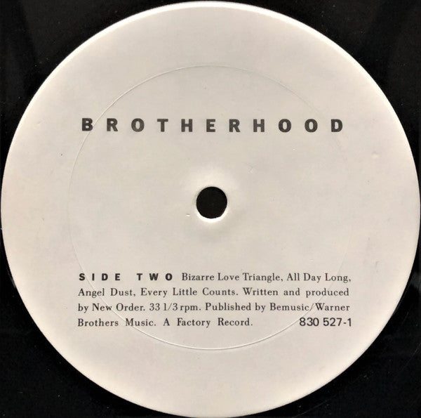 New Order - Brotherhood - 1986