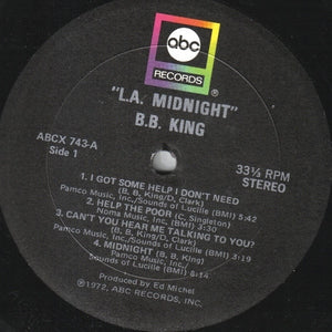 B.B. King - L.A. Midnight - 1972